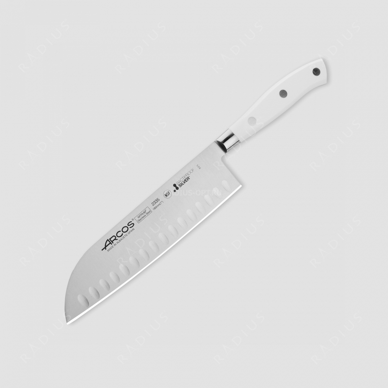 Нож кухонный Сантоку 18 см, серия Riviera Blanca, ARCOS, Испания