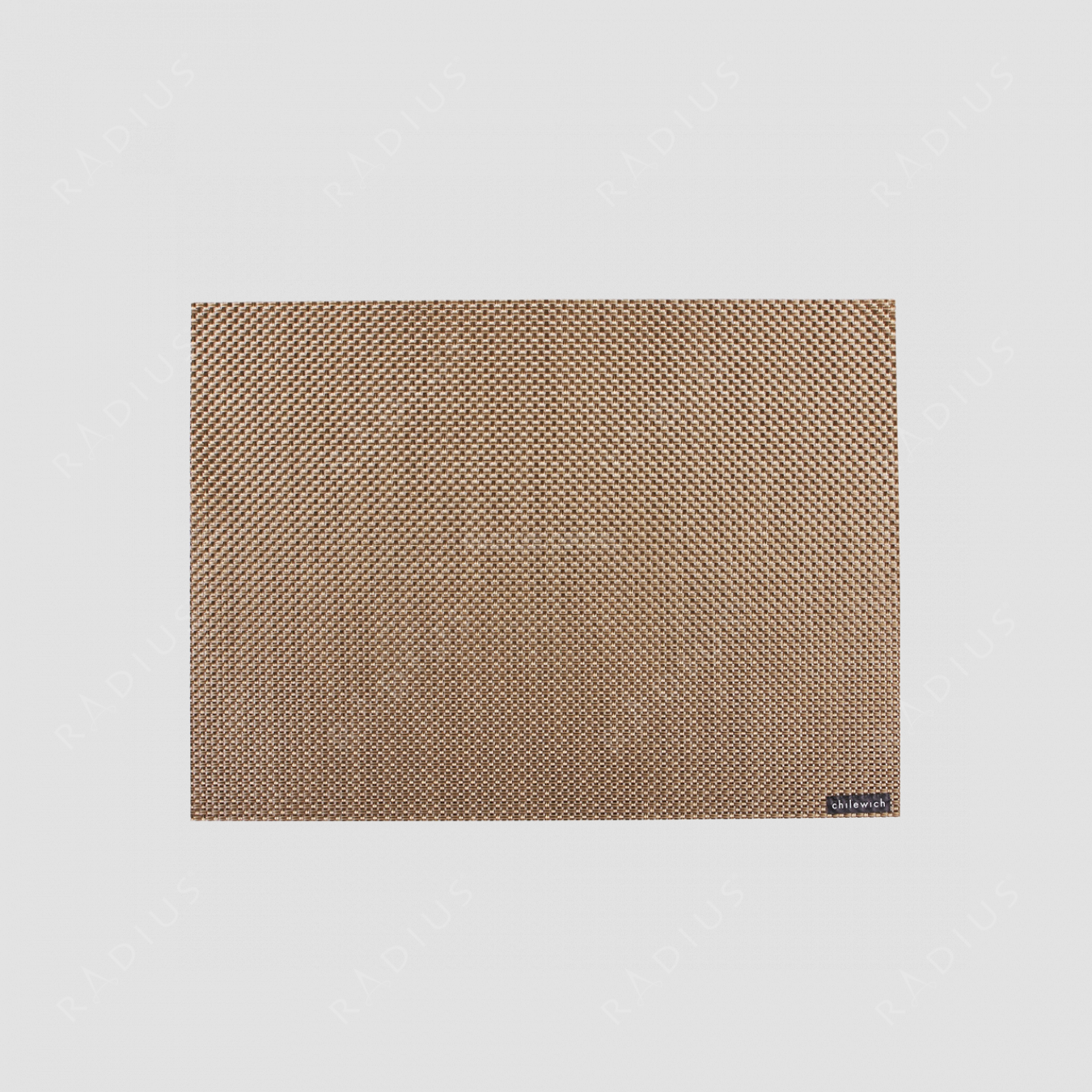Салфетка подстановочная, жаккардовое плетение, винил, (36х48) New Gold, серия Basketweave, CHILEWICH, США