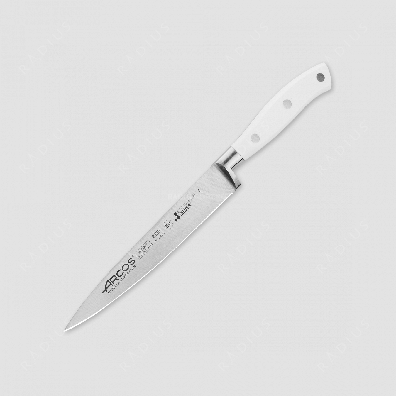 Нож кухонный для нарезки филе 17 см, серия Riviera Blanca, ARCOS, Испания