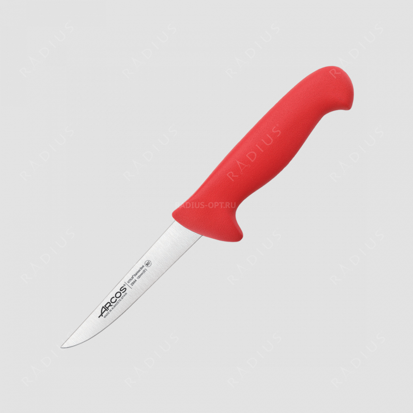 Нож кухонный обвалочный 13 см, рукоять - красная, серия 2900, ARCOS, Испания