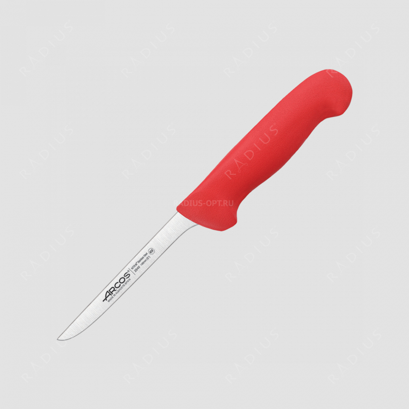 Нож кухонный обвалочный 14 см, рукоять красная, серия 2900, ARCOS, Испания