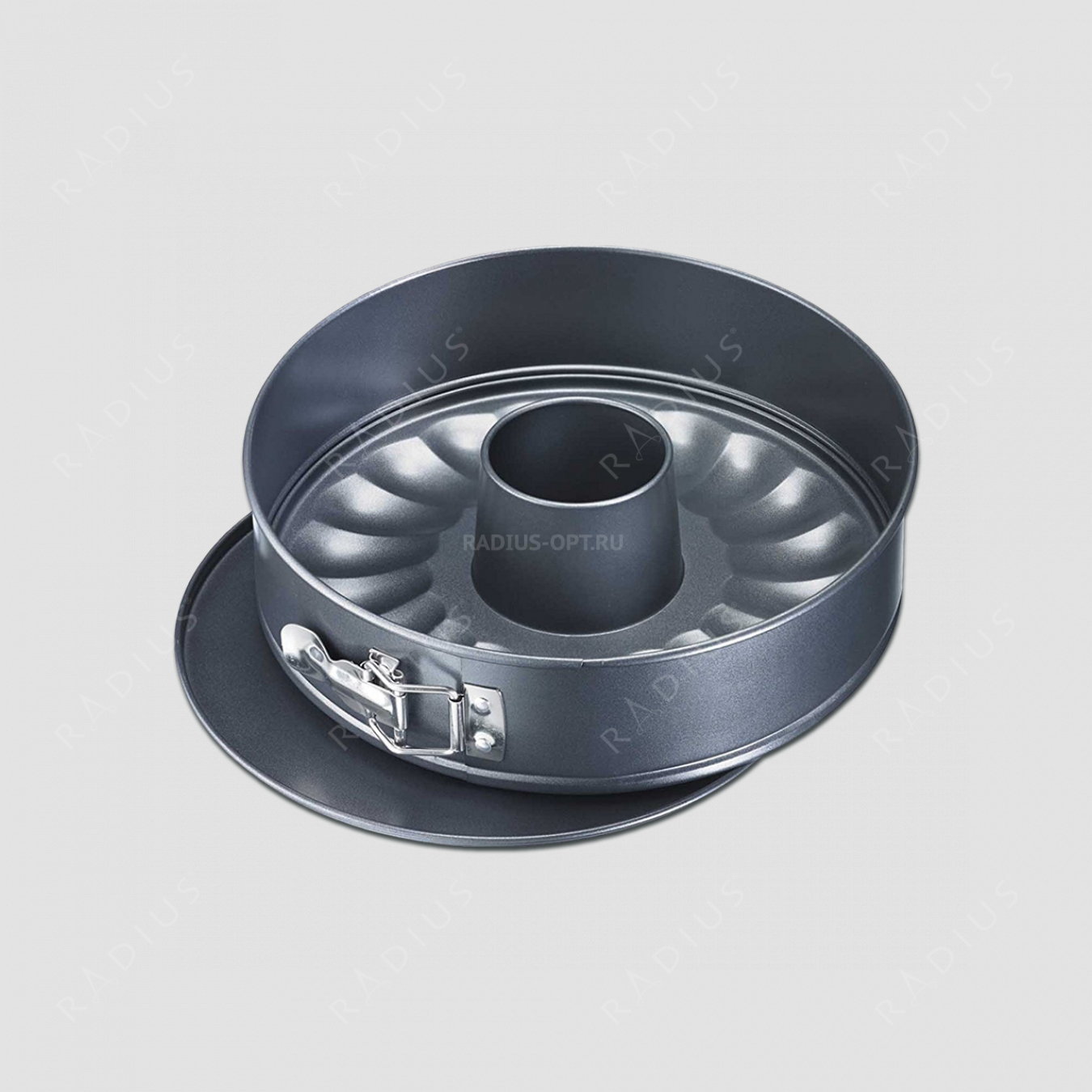 Форма для выпечки круглая, разъемная, диаметр 26 см, с 2-мя основаниями, сталь с антипригарным покрытием, серия Baking, Westmark, Германия