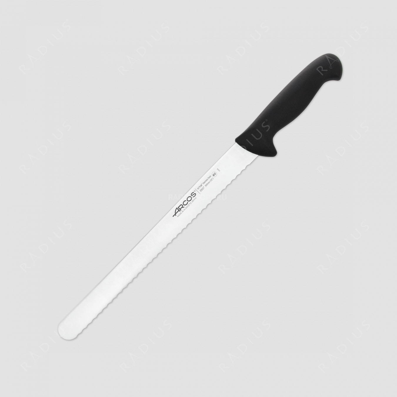 Нож кухонный для кондитерских изделий 30 см, рукоять - черная, серия 2900, ARCOS, Испания