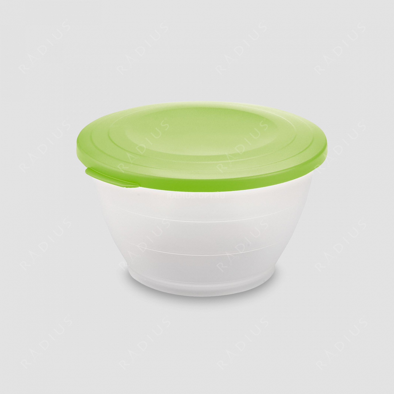 Емкость для салата с крышкой, объем 4,3 л, диаметр 25.5 см, цвет - зеленый, серия Plastic tools, Westmark, Германия