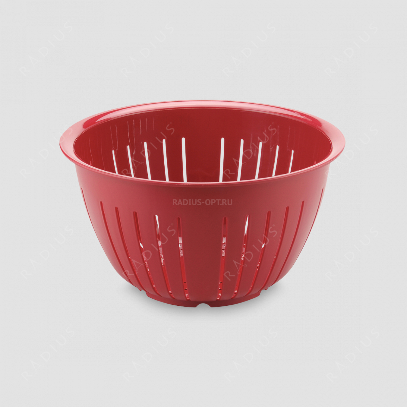 Дуршлаг, объем 4,3 л, диаметр 23 см, цвет - красный, серия Plastic tools, Westmark, Германия